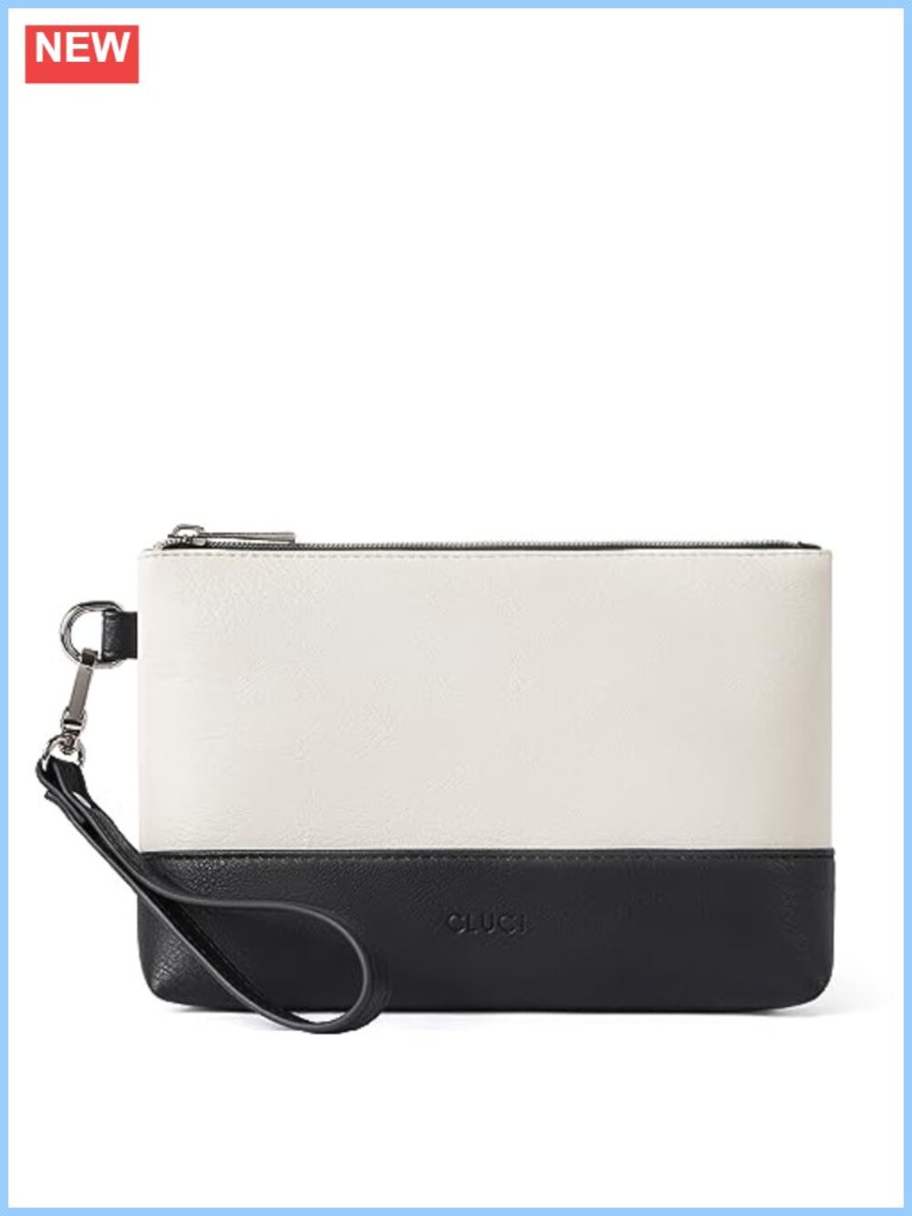 Clear Stadium Approved Bag Bundle with Large Capacity Wristlet Wallet